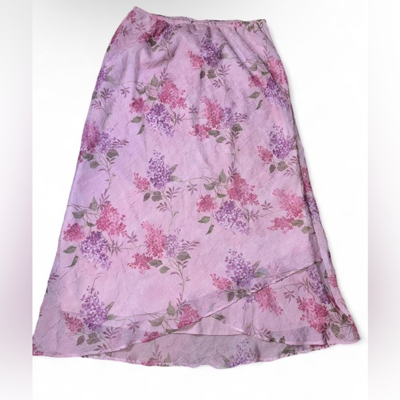 n/a Dresses & Skirts - Floral Pink Maxi Skirt SZ 16